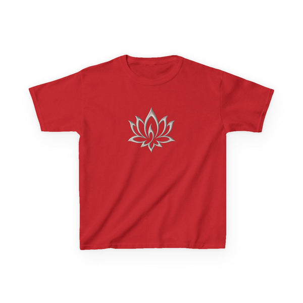 Metal Lotus Graphic Baby Tee — vista frontale