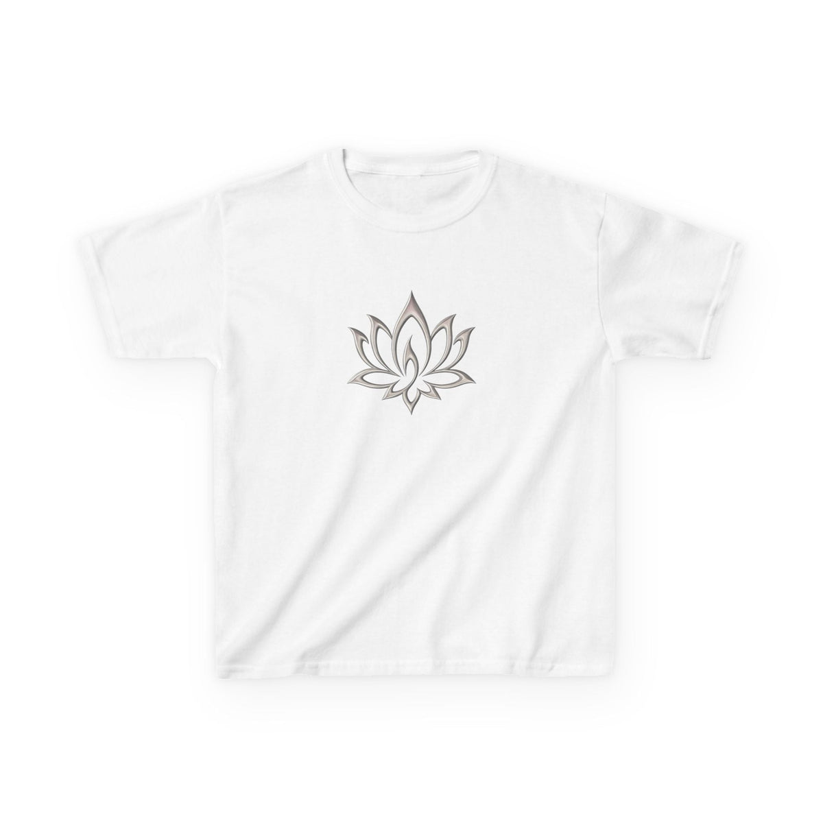 Metal Lotus Graphic Baby Tee — dettaglio