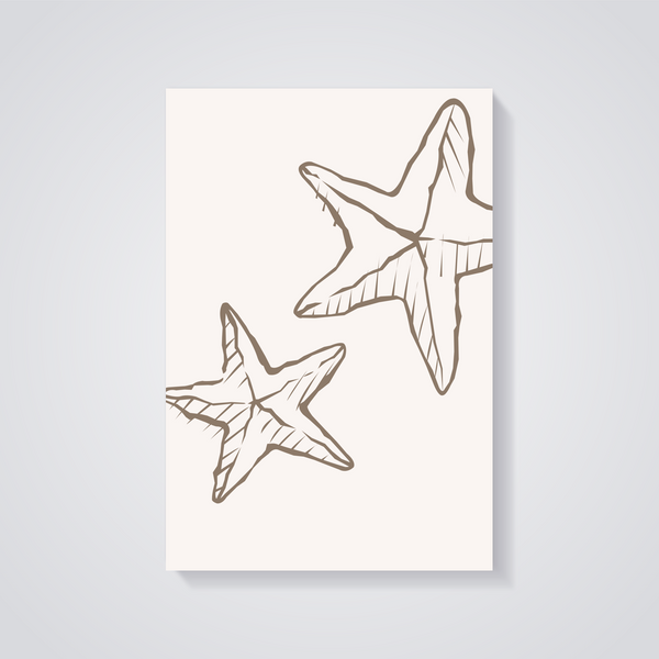 Minimalist Starfish Poster