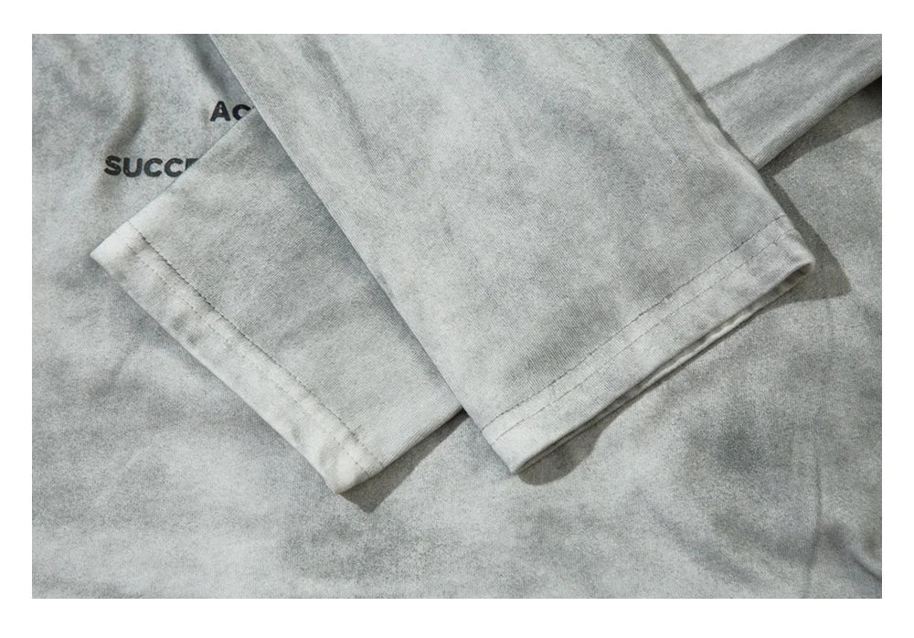 Mock Layered Y2K Racing Graphic Long Sleeve Top — vista laterale