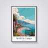 Monte Carlo Beach Vintage Poster