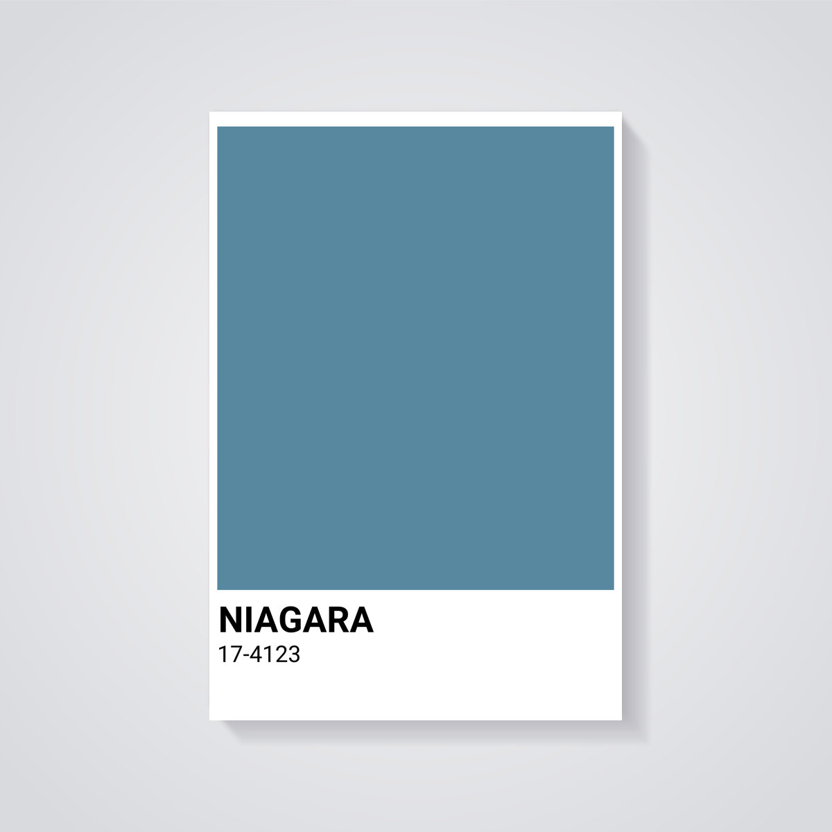 Niagara Blue 17 4123 Poster — vista posteriore