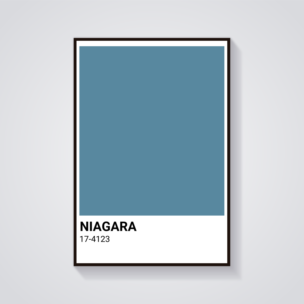 Niagara Blue Shade Poster — vista frontale
