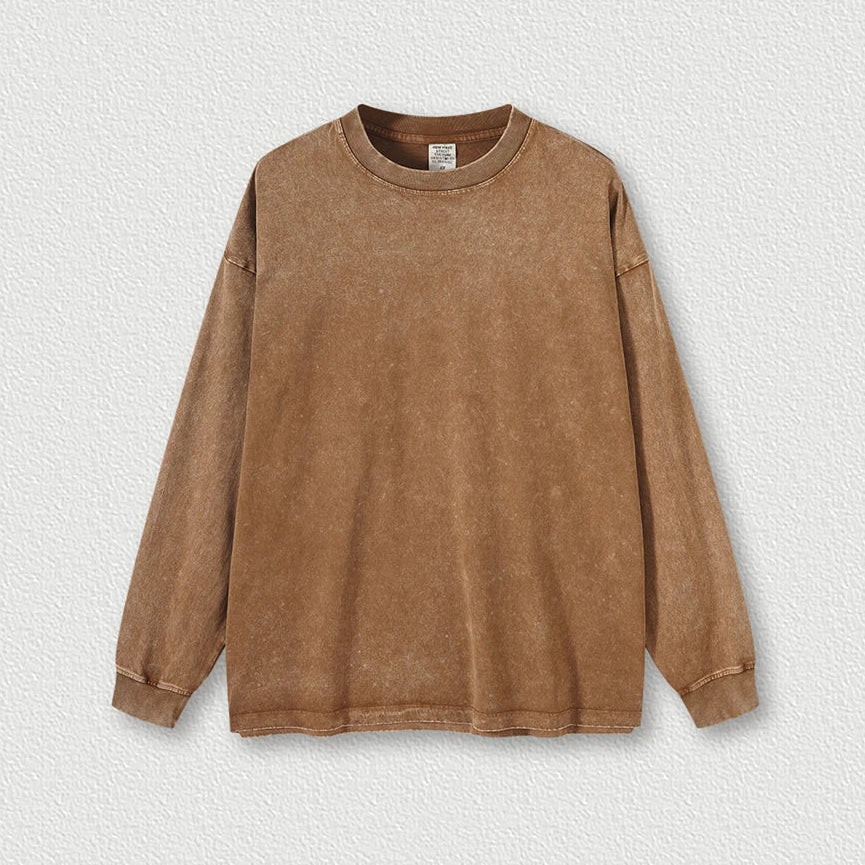 Origin Y2K 270gsm Essentials Cotton Long Sleeve Top — vista laterale