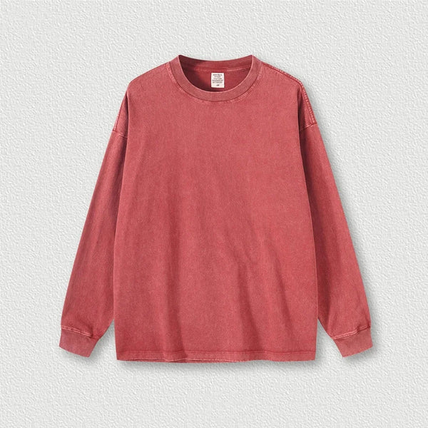 Origin Y2K 270gsm Essentials Cotton Long Sleeve Top — vista frontale