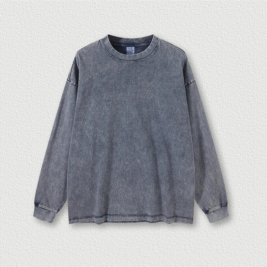 Origin Y2K 270gsm Essentials Cotton Long Sleeve Top — dettaglio