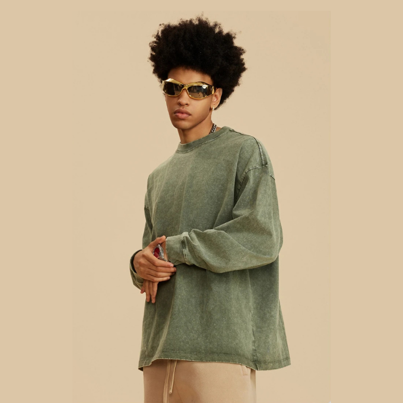 Origin Y2K 270gsm Essentials Cotton Long Sleeve Top — vista completa