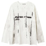 Oversized Grunge Y2K Graphic Long Sleeve Top