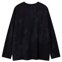 Oversized Grunge Y2K Graphic Long Sleeve Top — dettaglio