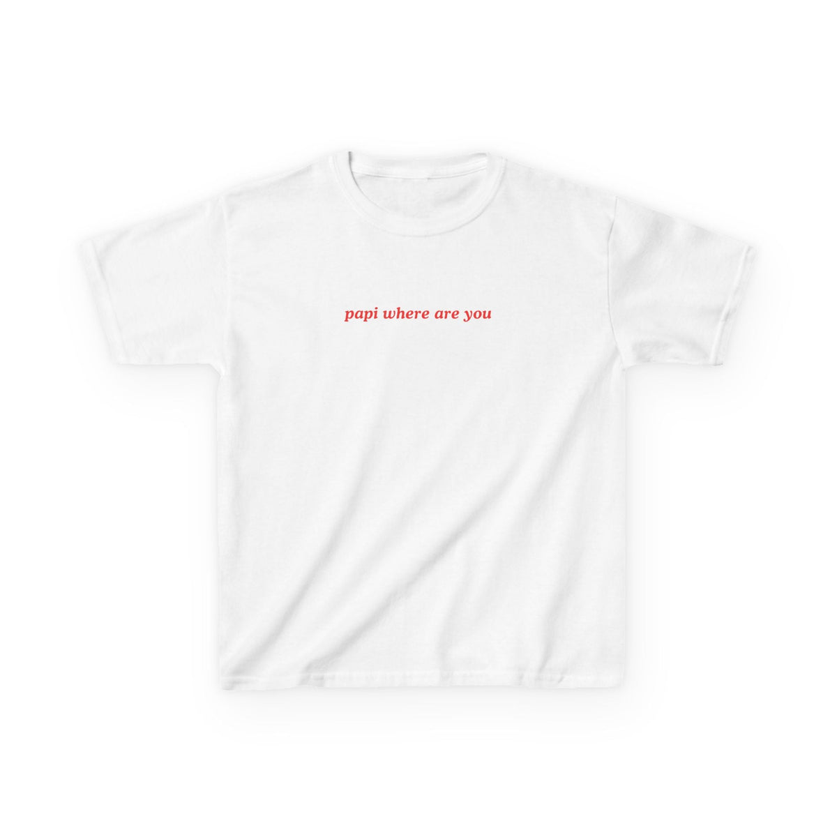 Papi Where Are You Baby Tee — dettaglio