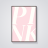 Pink Aesthetic Poster