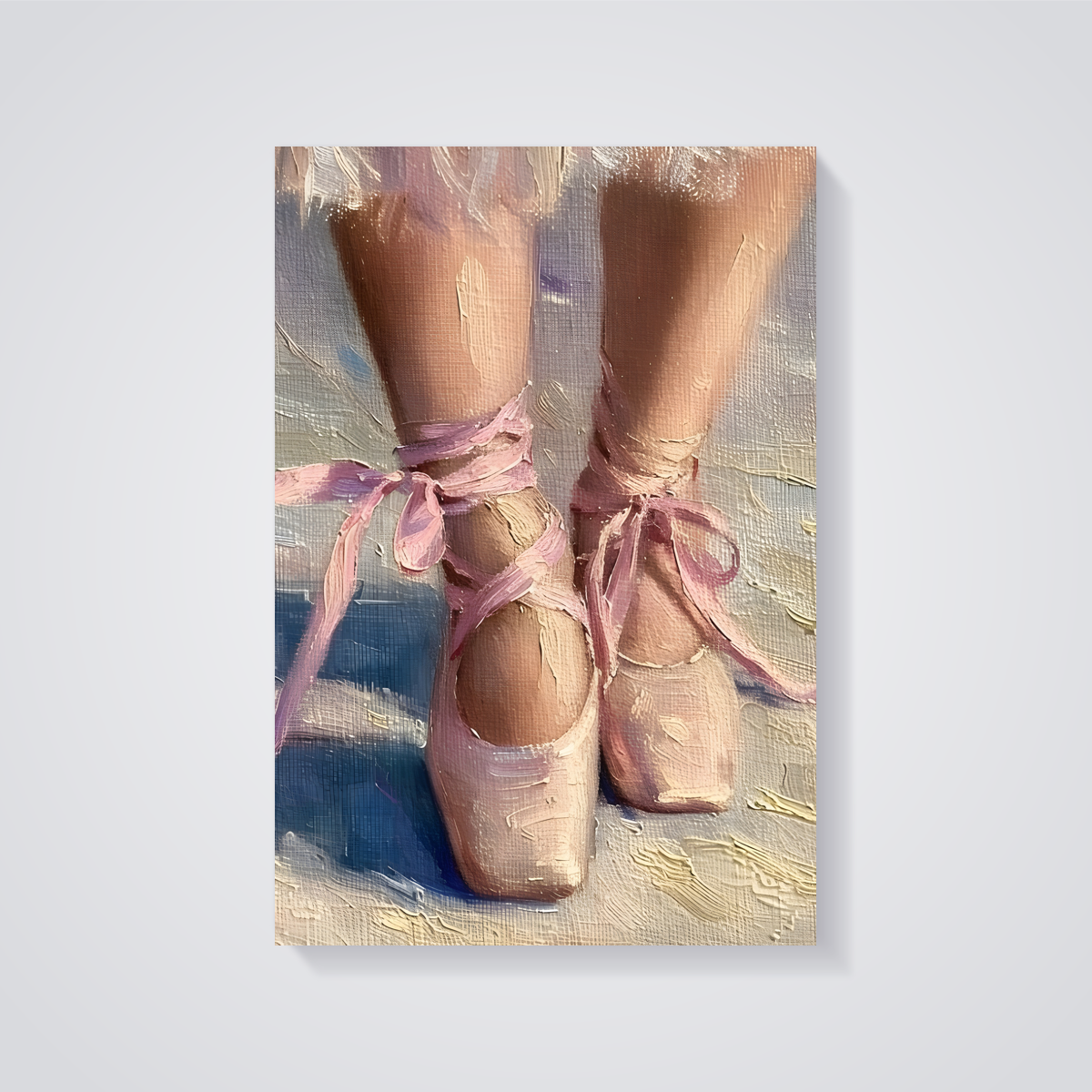 Pink Ballet Slippers Poster — vista posteriore