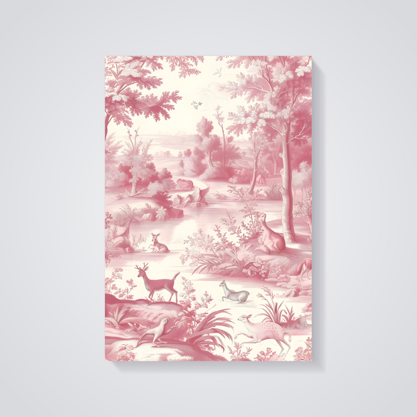 Pink Forest Deer Poster