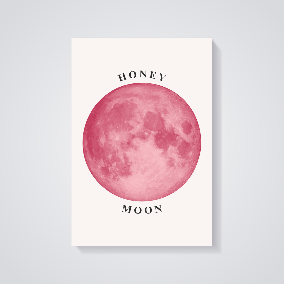 Pink Honey Moon Poster — vista posteriore