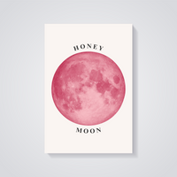 Pink Honey Moon Poster — vista posteriore