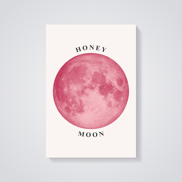 Pink Honey Moon Poster