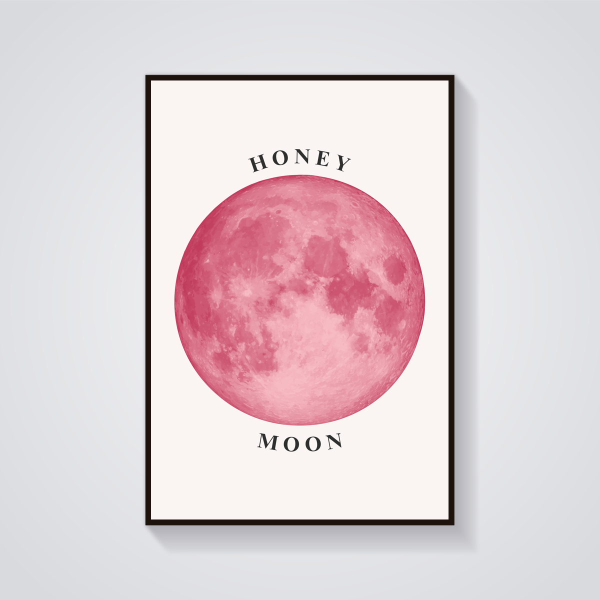 Pink Honey Moon Poster — vista frontale