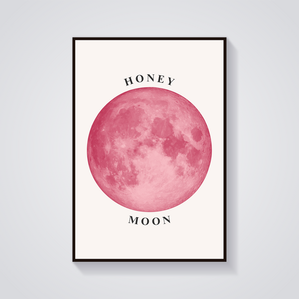Pink Honey Moon Poster — vista frontale