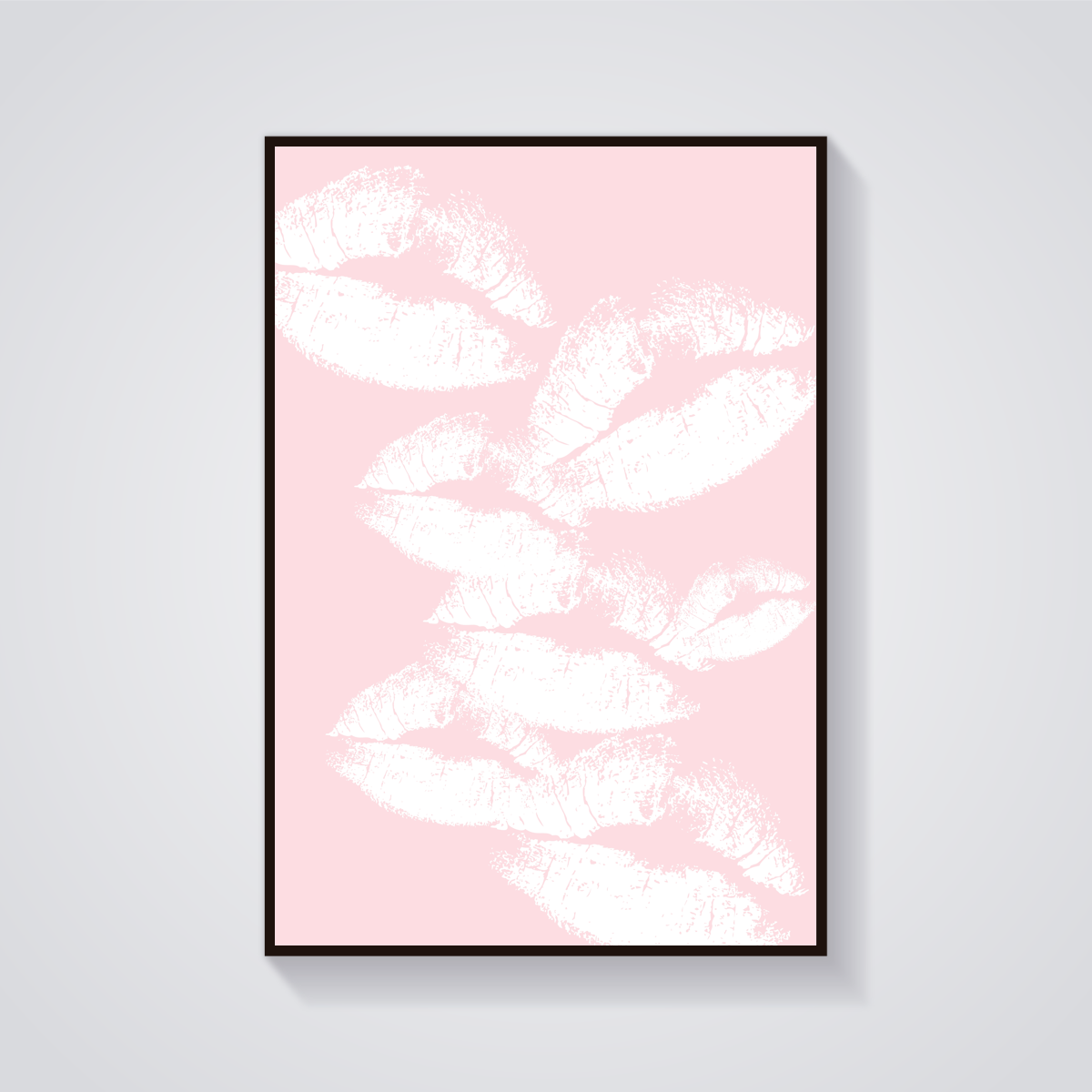 Pink Lips Poster — vista frontale