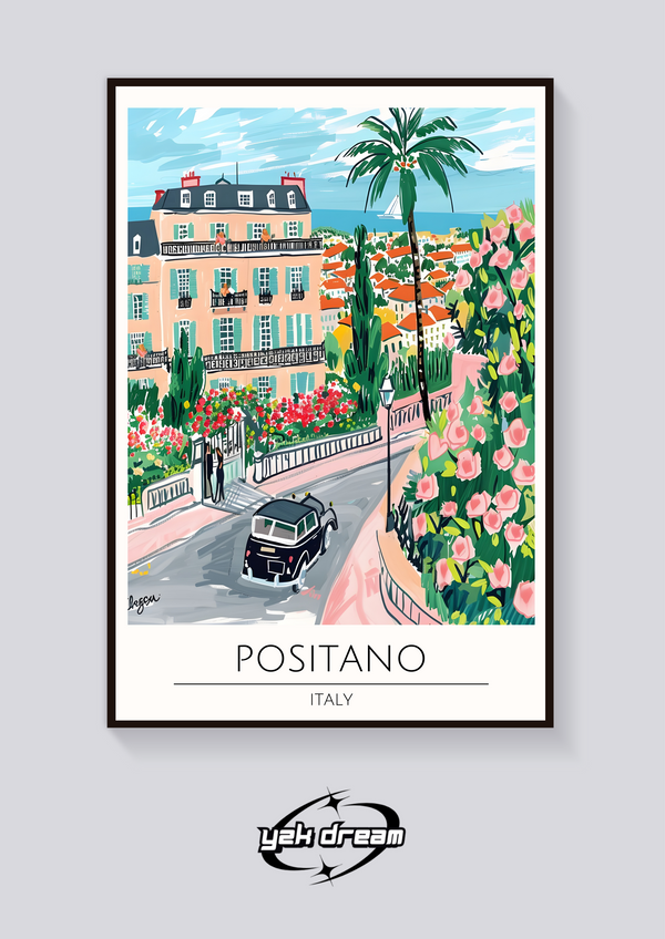 Positano Coastline Poster