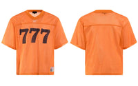 Printed Y2K "777" Mesh Jersey — vista frontale