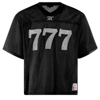 Printed Y2K "777" Mesh Jersey — vista laterale