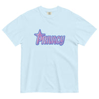 Privacy Graphic Heavyweight T Shirt — dettaglio della stampa