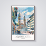 Quebec City Street Poster
