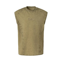 Retro Embroidery Y2K Tank Top — vista posteriore