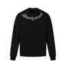Rhinestone Print Graphic Long Sleeve Top