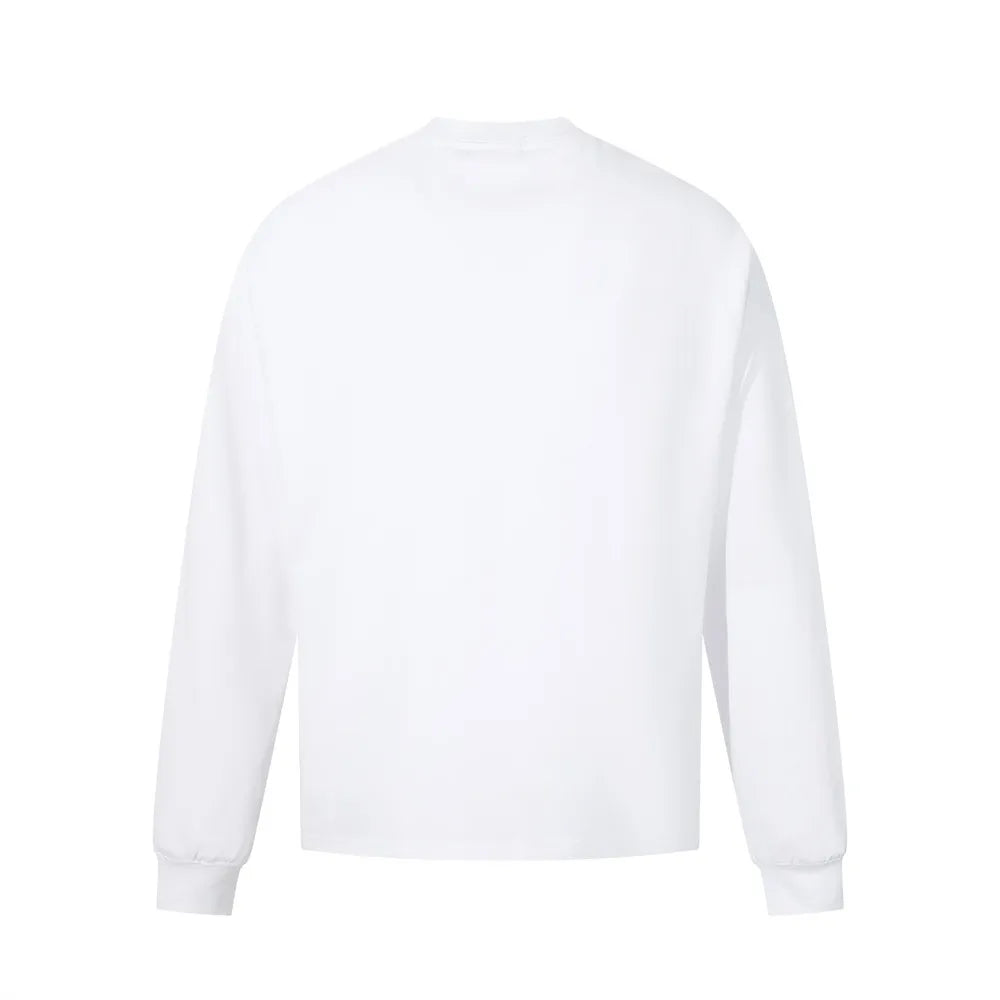 Rhinestone Print Graphic Long Sleeve Top — dettaglio