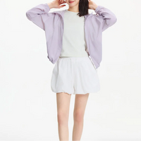Womens Loose Hooded Windbreaker Coat — dettaglio della stampa