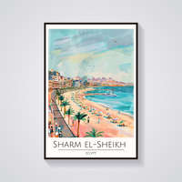 Sharm El Sheikh Beach Poster — vista frontale