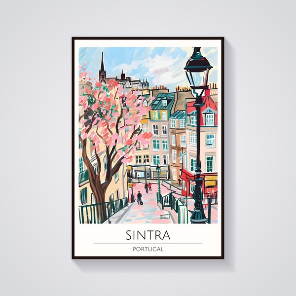 Sintra Portugal View Poster — vista frontale