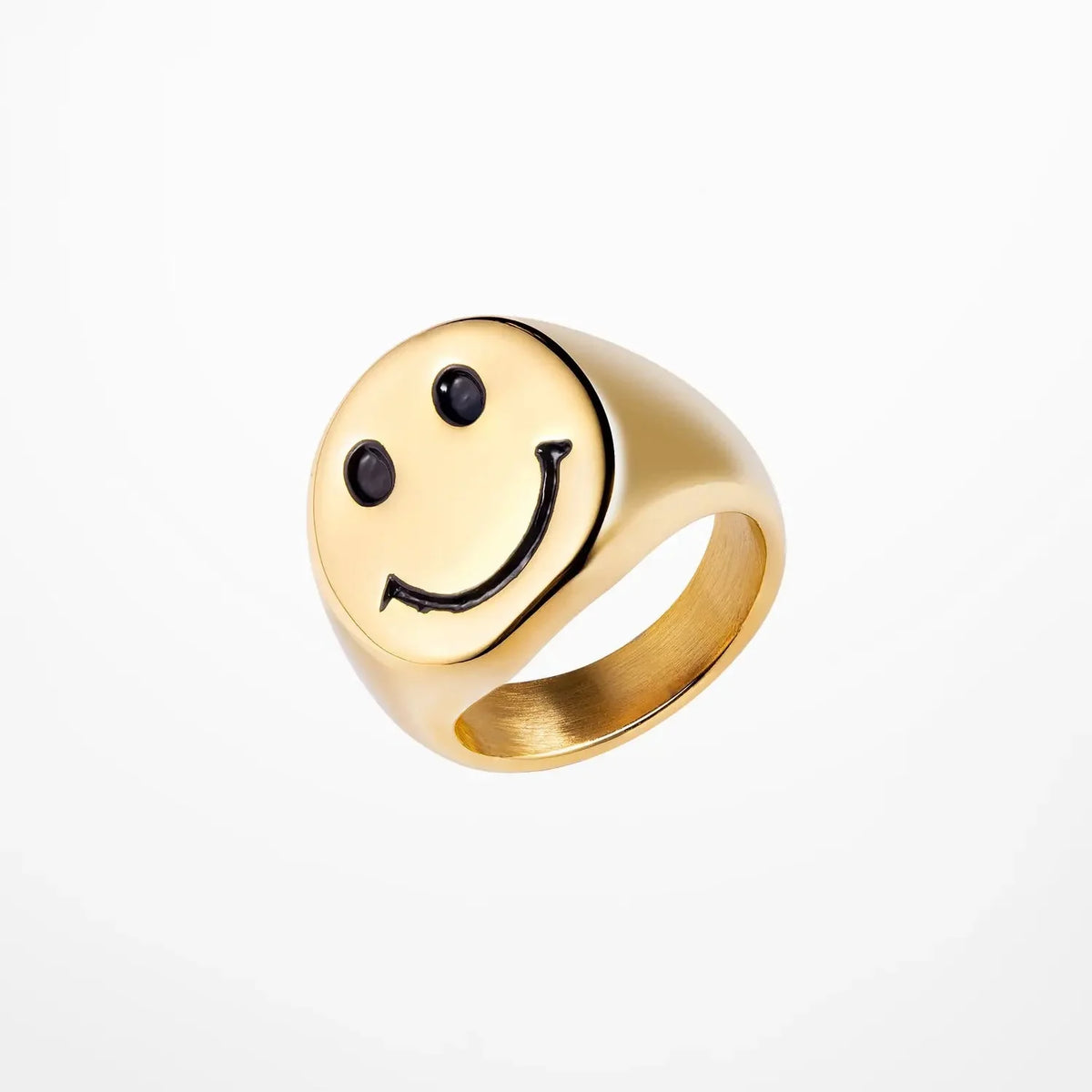 Sketched Smile Ring — vista frontale
