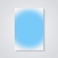 Sky Gradient Poster — vista posteriore