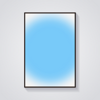Sky Gradient Poster — vista frontale