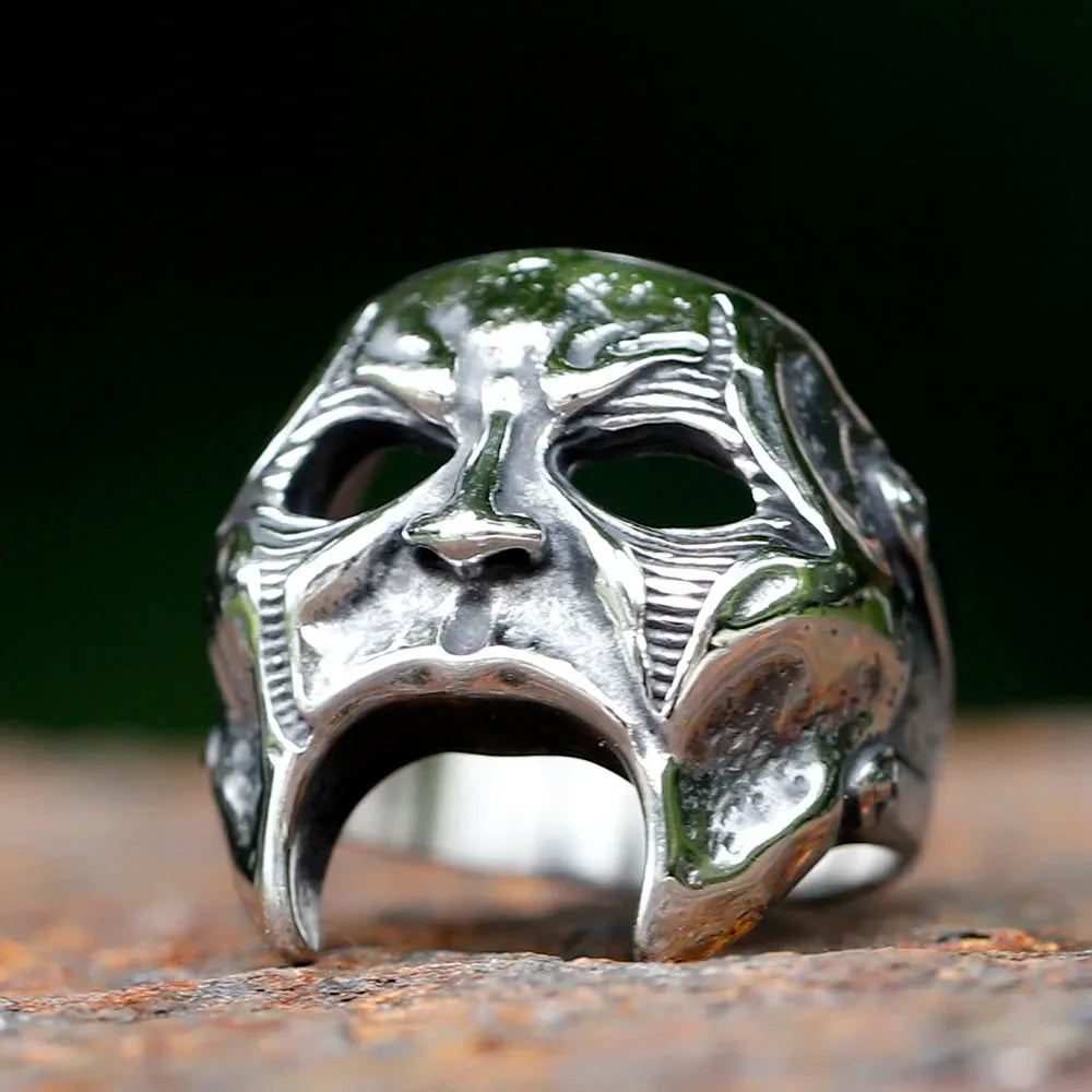 Slipknot Mask Ring — vista laterale