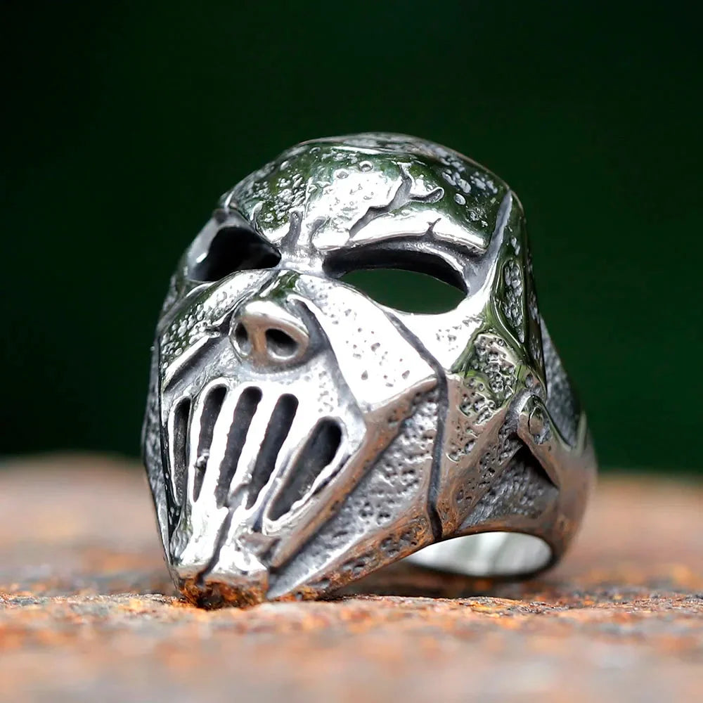 Slipknot Mask Ring — dettaglio del tessuto