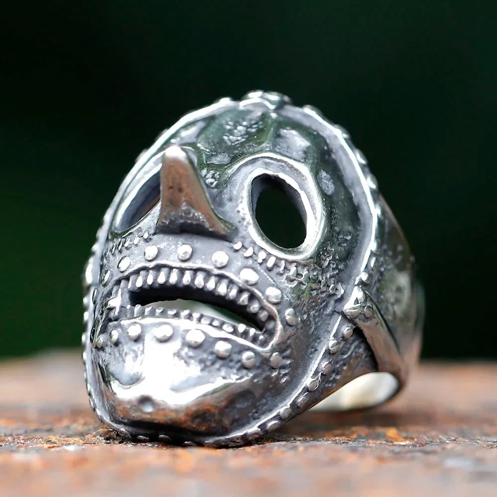 Slipknot Mask Ring — vista completa
