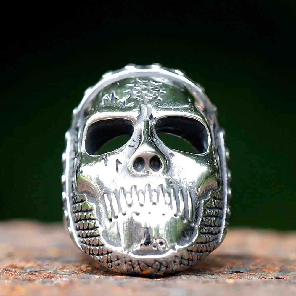 Slipknot Mask Ring — vista frontale