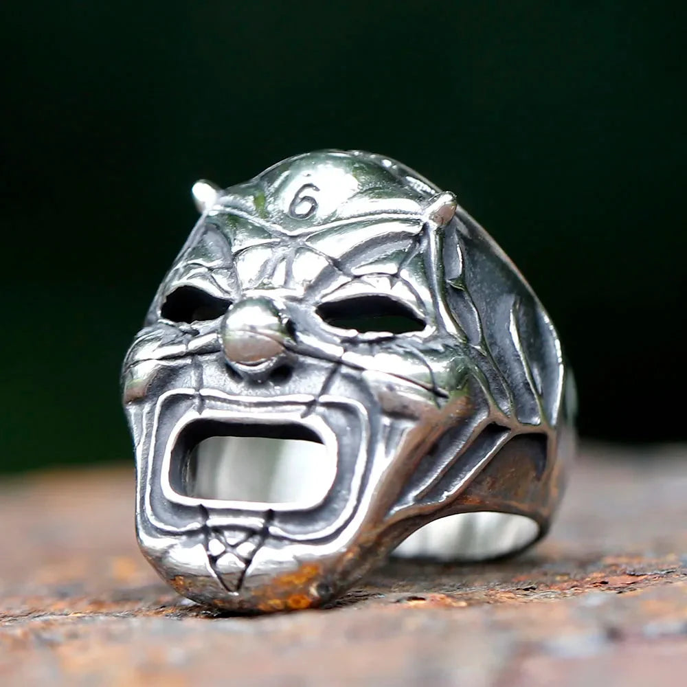Slipknot Mask Ring — vista frontale