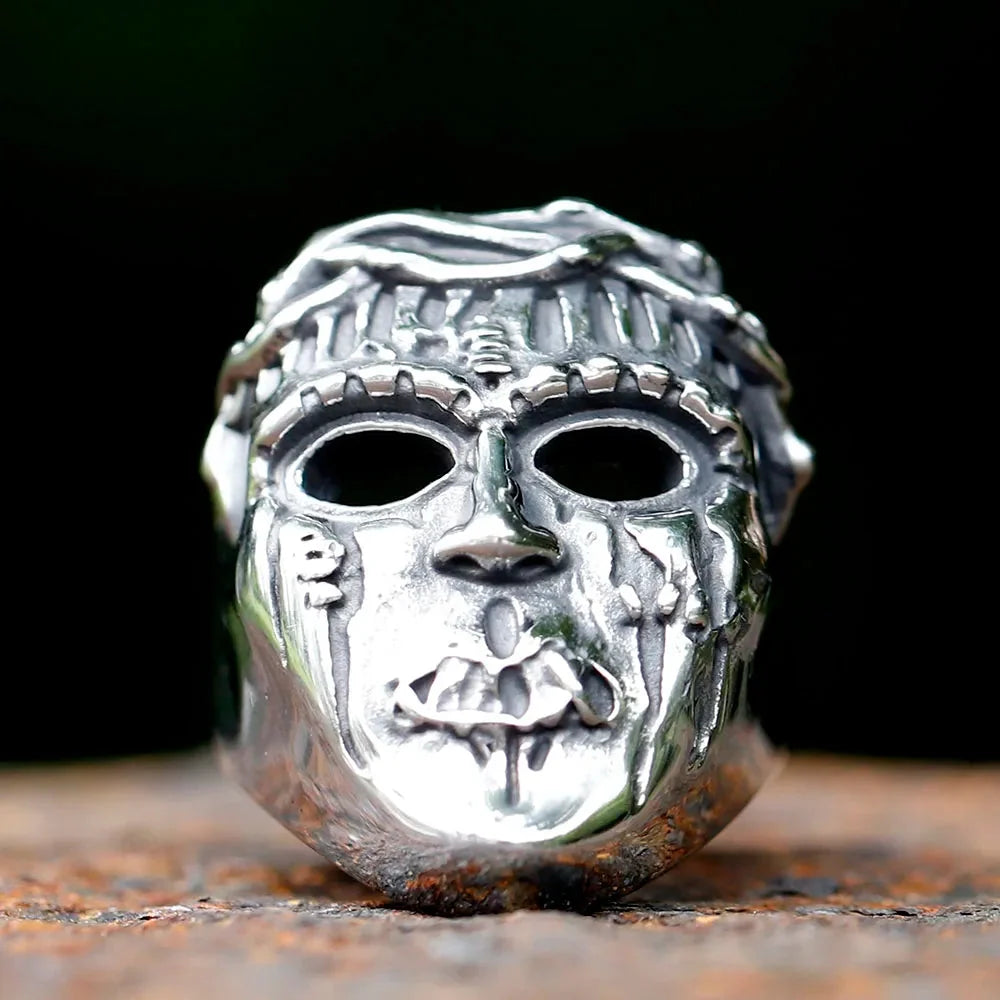 Slipknot Mask Ring — vista posteriore
