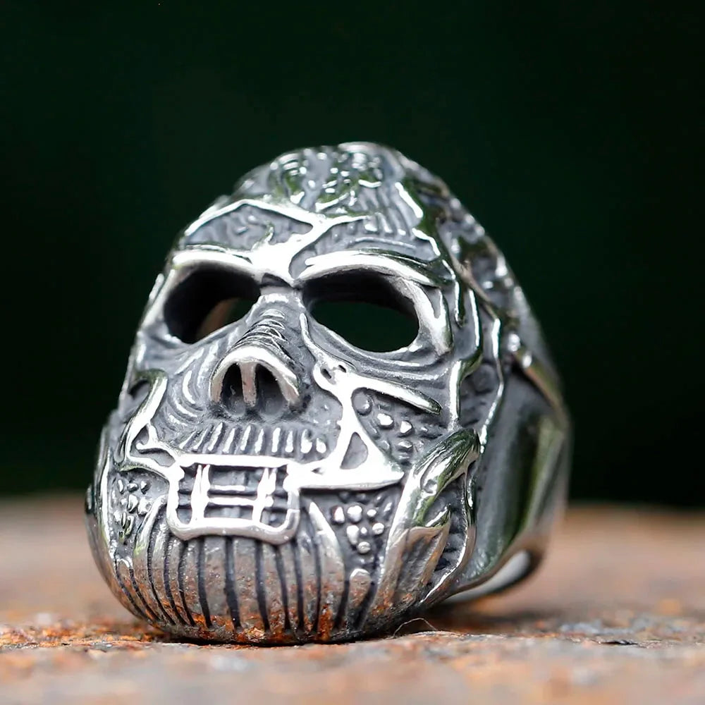 Slipknot Mask Ring — dettaglio