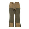 Spliced Speckled Ink Y2K Micro Flare Carpenter Denim Jeans