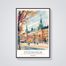 Stockholm Skyline Poster