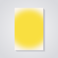 Sunshine Yellow Gradient Poster — vista posteriore