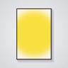 Sunshine Yellow Gradient Poster