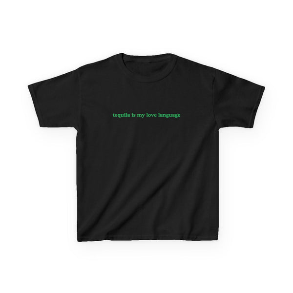 Y2K Tequila Is My Love Language Baby Tee