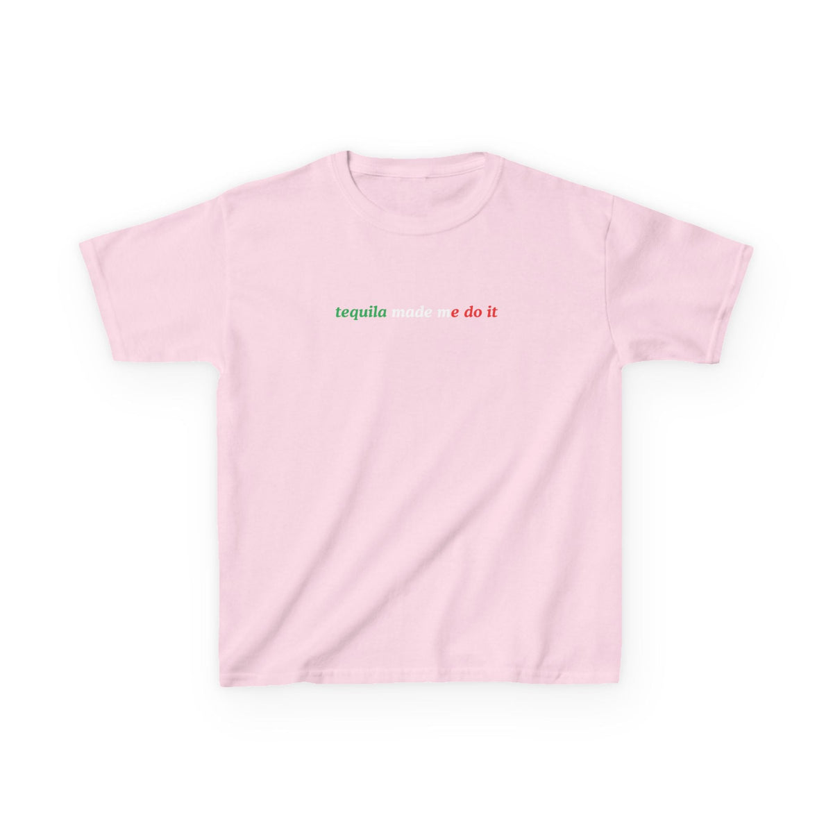Tequila Made Me Do It Baby Tee — dettaglio